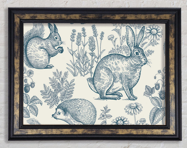 British Nature Framed Print