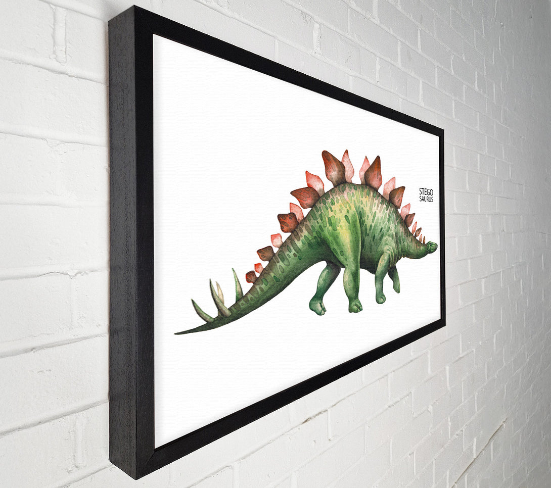  A Canvas Print of Stegosaurus Canvas Art