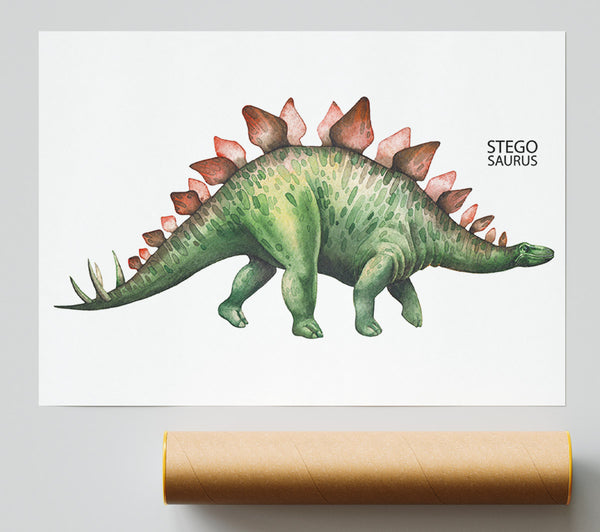 Stegosaurus Poster