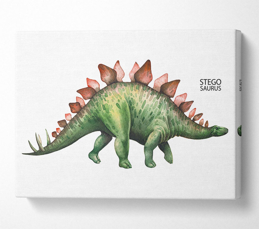  A Canvas Print of Stegosaurus Canvas Art