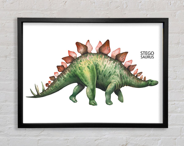 Stegosaurus Framed Print