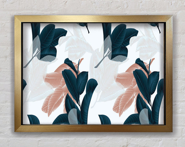Flower Pattern Supreme Framed Print
