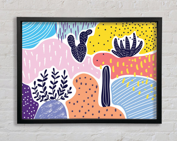 The Plants Of Modern Art Framed Print