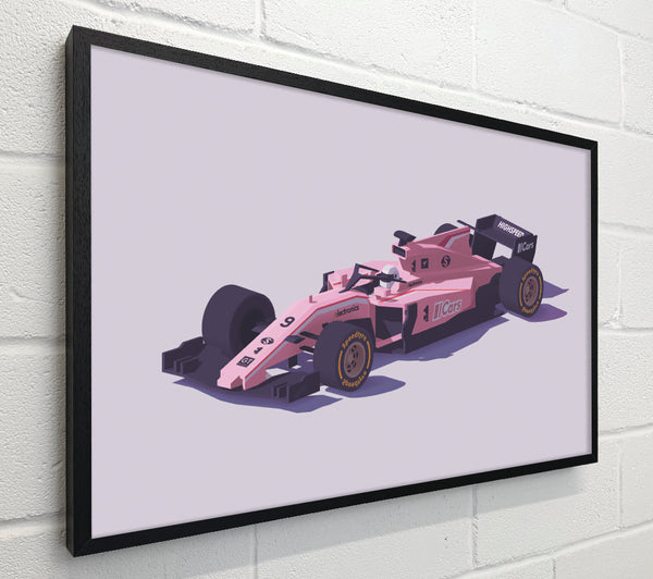 Pink F1 Car