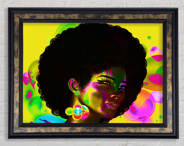 Afro Funk Framed Print