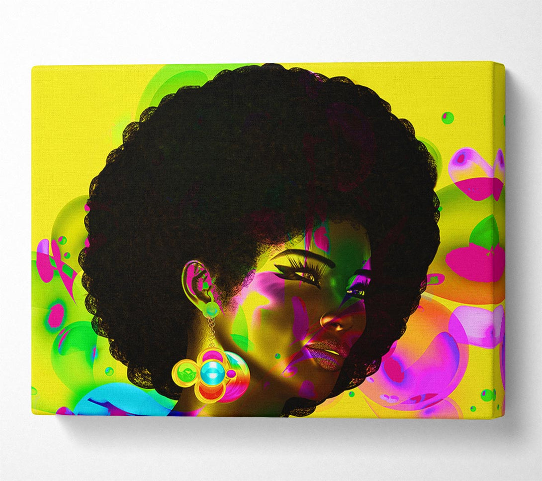 A Canvas Print of Afro Funk Canvas Art