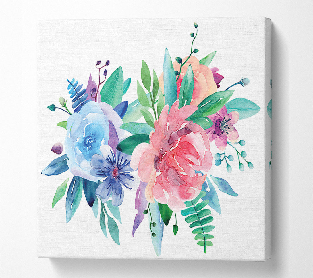 A Canvas Print of The Floral Patch Canvas Wall Art