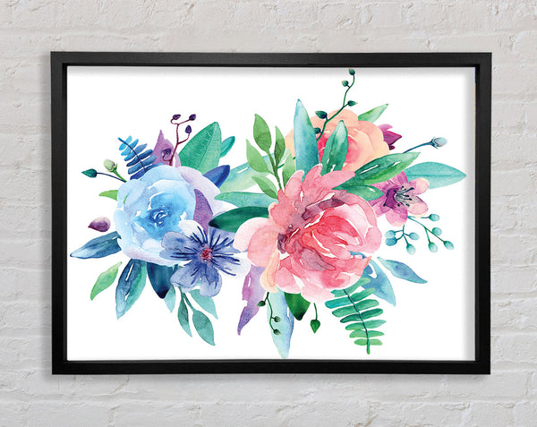 The Floral Patch Framed Print