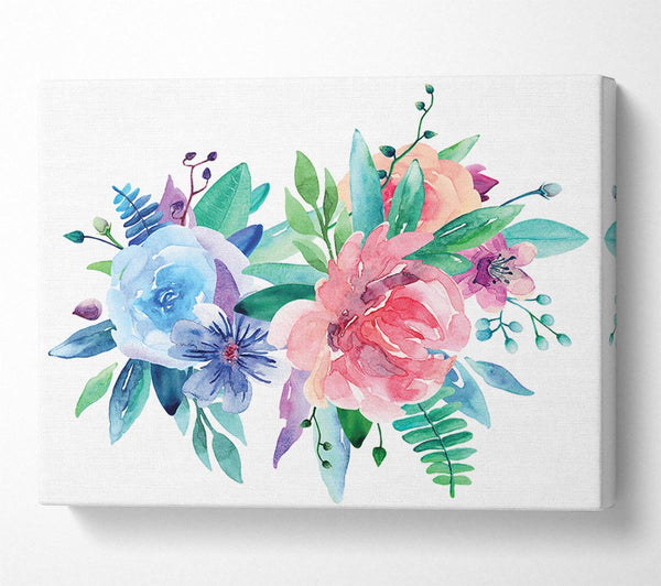  A Canvas Print of The Floral Patch Canvas Wall Art