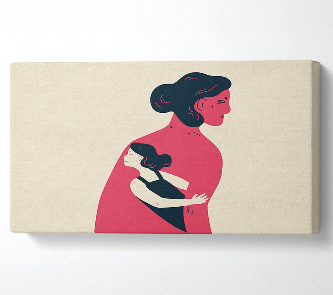  A Canvas Print of A Mothers Hug Canvas Print