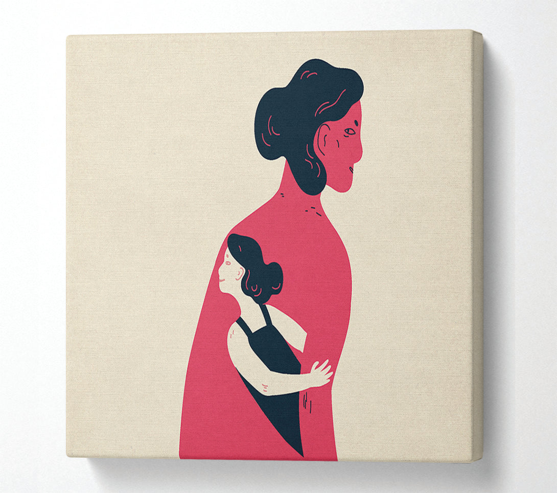 A Canvas Print of A Mothers Hug Canvas Print