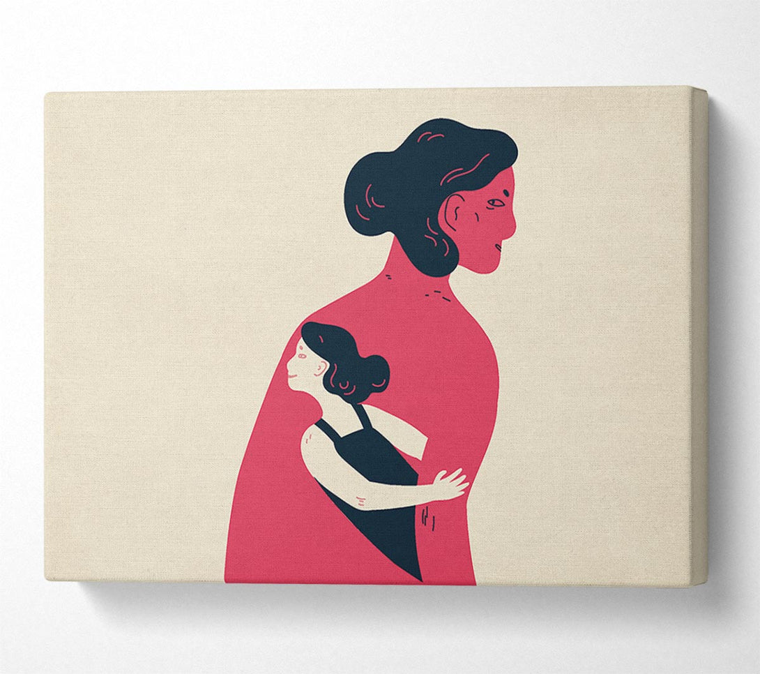  A Canvas Print of A Mothers Hug Canvas Print