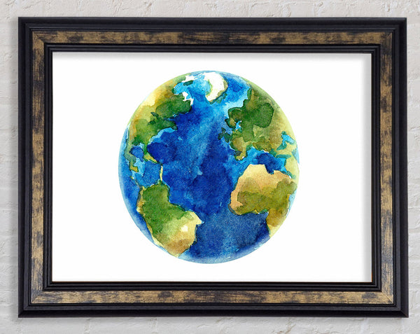 Our Planet Framed Print