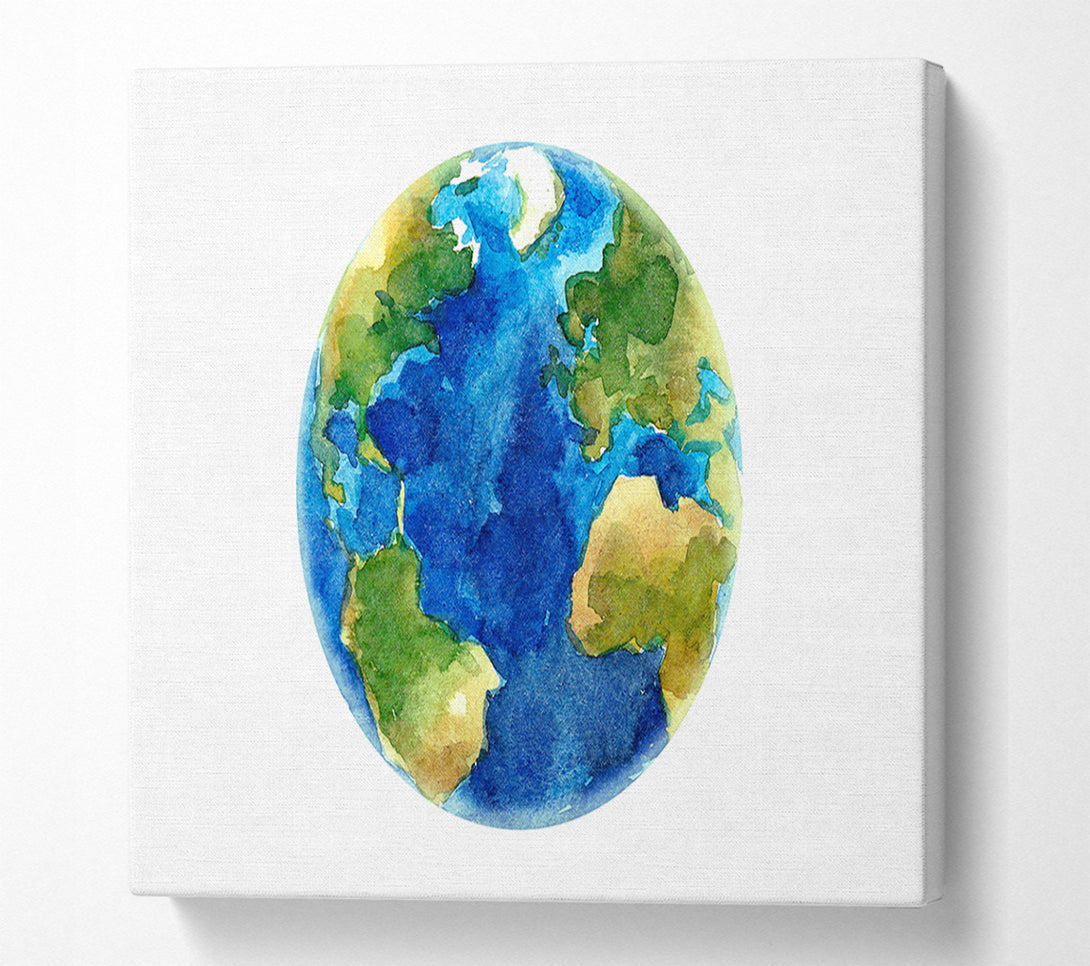  A Canvas Print of Our Planet Canvas Print