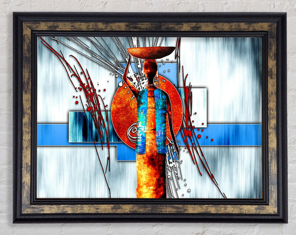 African Offering Framed Print