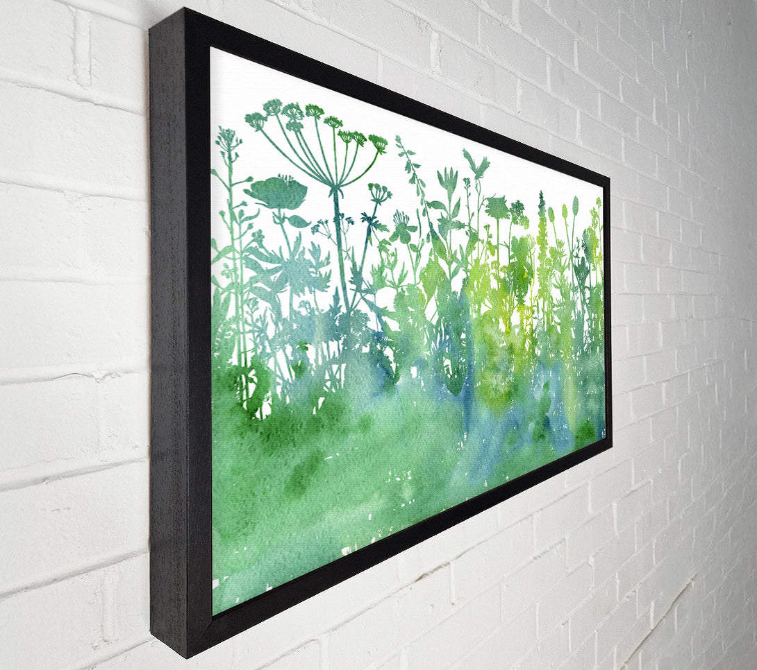  A Canvas Print of The Outline Of Flora Canvas Wall Art