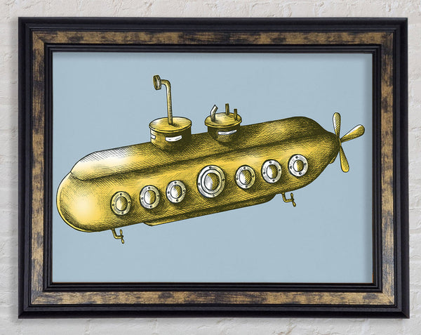 The Yellow Submarine Framed Print