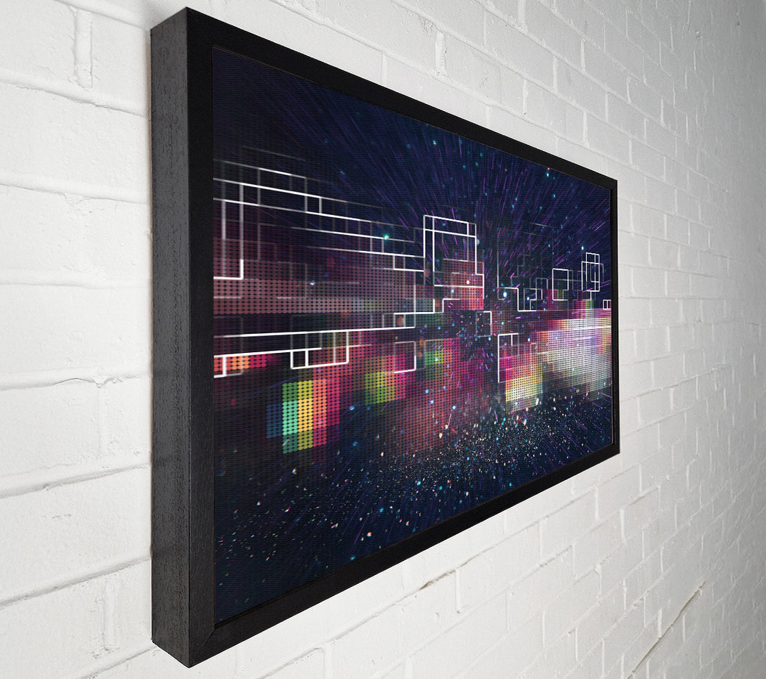 A Canvas Print of Squares Of The Universe Canvas Print