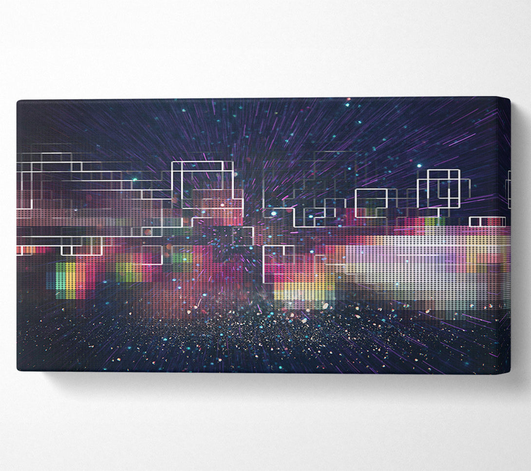  A Canvas Print of Squares Of The Universe Canvas Print