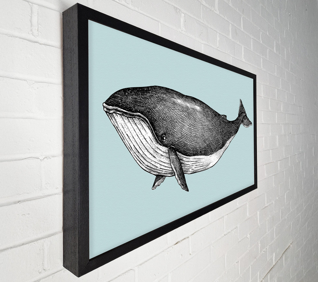 A Canvas Print of Big Fat Whale Canvas Art