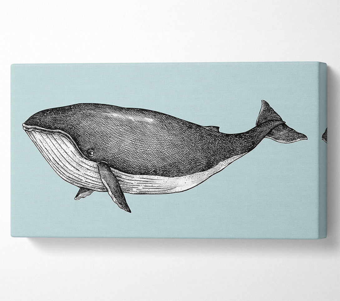  A Canvas Print of Big Fat Whale Canvas Art