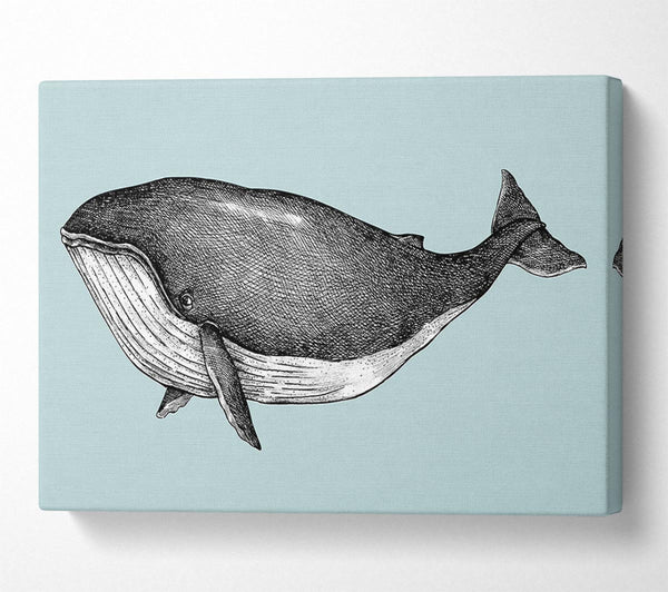  A Canvas Print of Big Fat Whale Canvas Art
