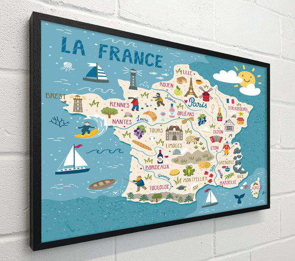 A Map Of France