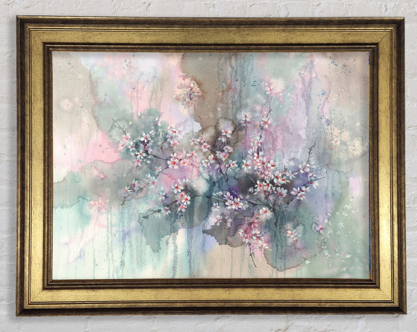 Abstract Flower Paradise Framed Print