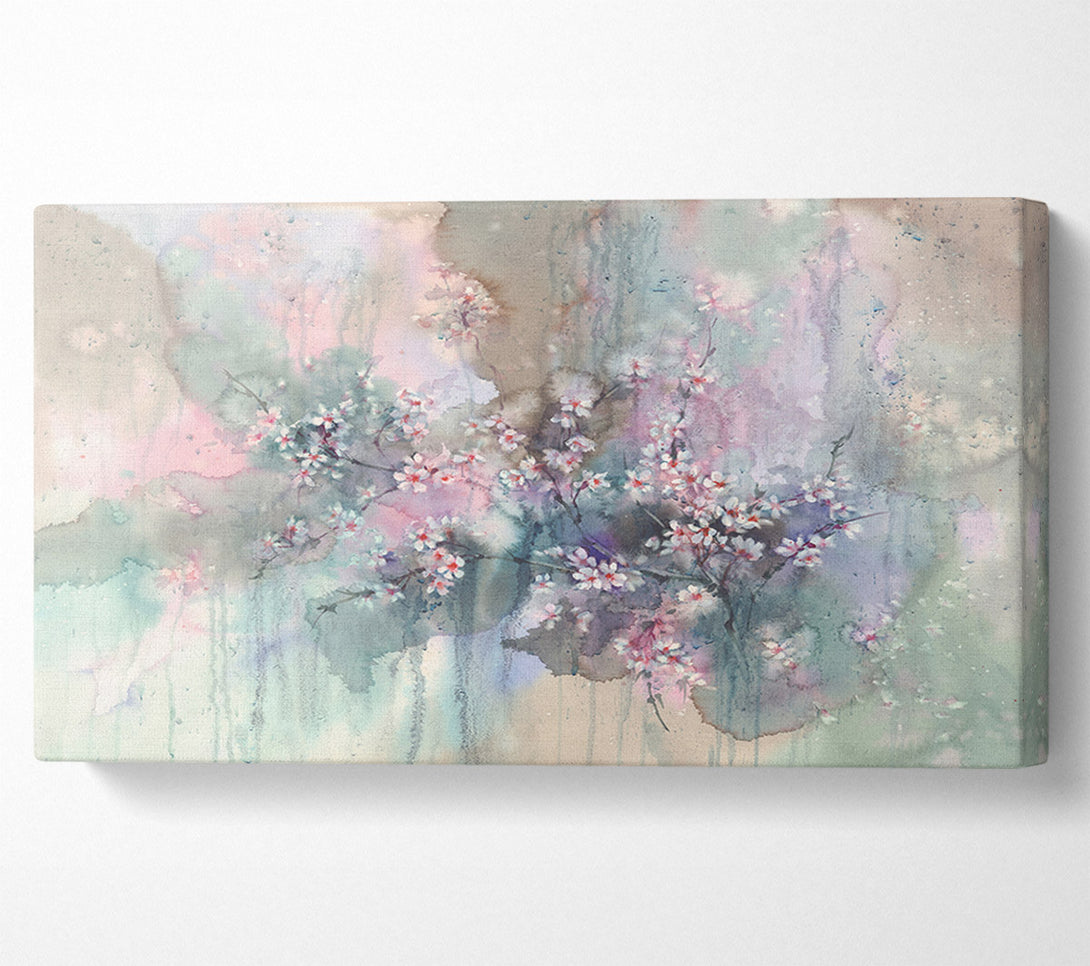  A Canvas Print of Abstract Flower Paradise Canvas Wall Art
