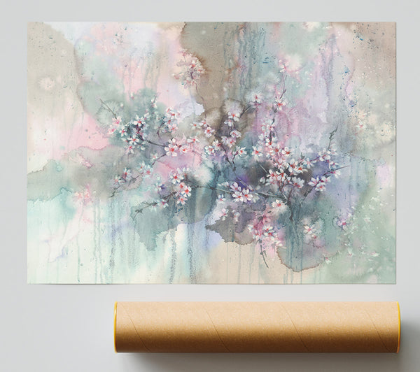 Abstract Flower Paradise Print