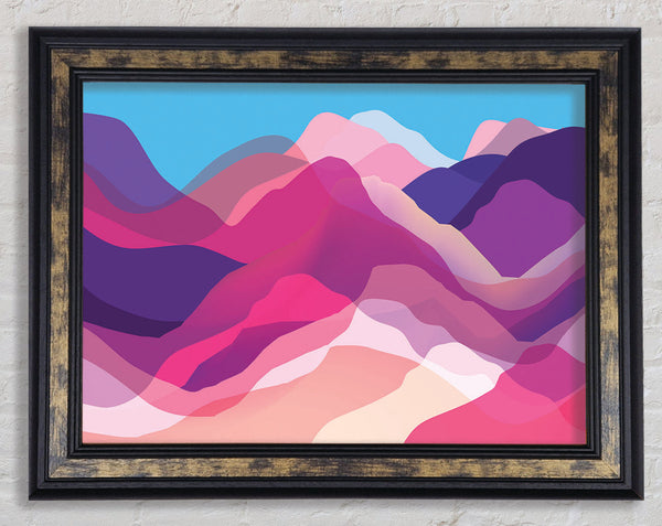 The Mountain Spectrum Framed Print