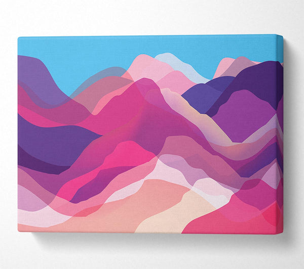  A Canvas Print of The Mountain Spectrum Canvas Art