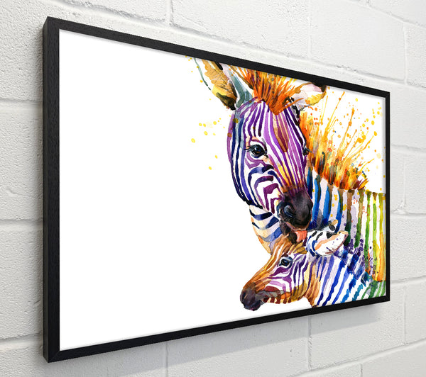Zebra Paint Splatter