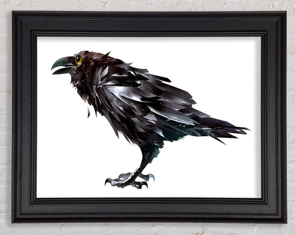 The Black Crow Framed Print