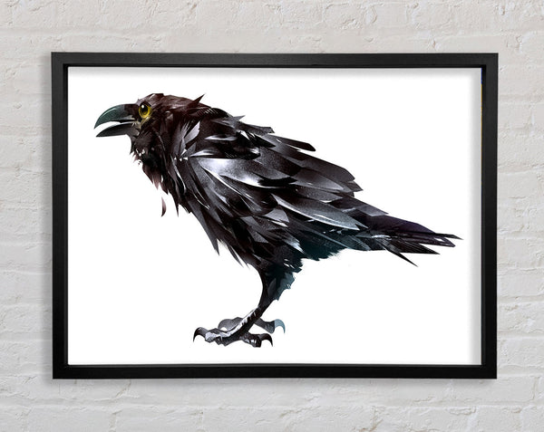 The Black Crow Framed Print