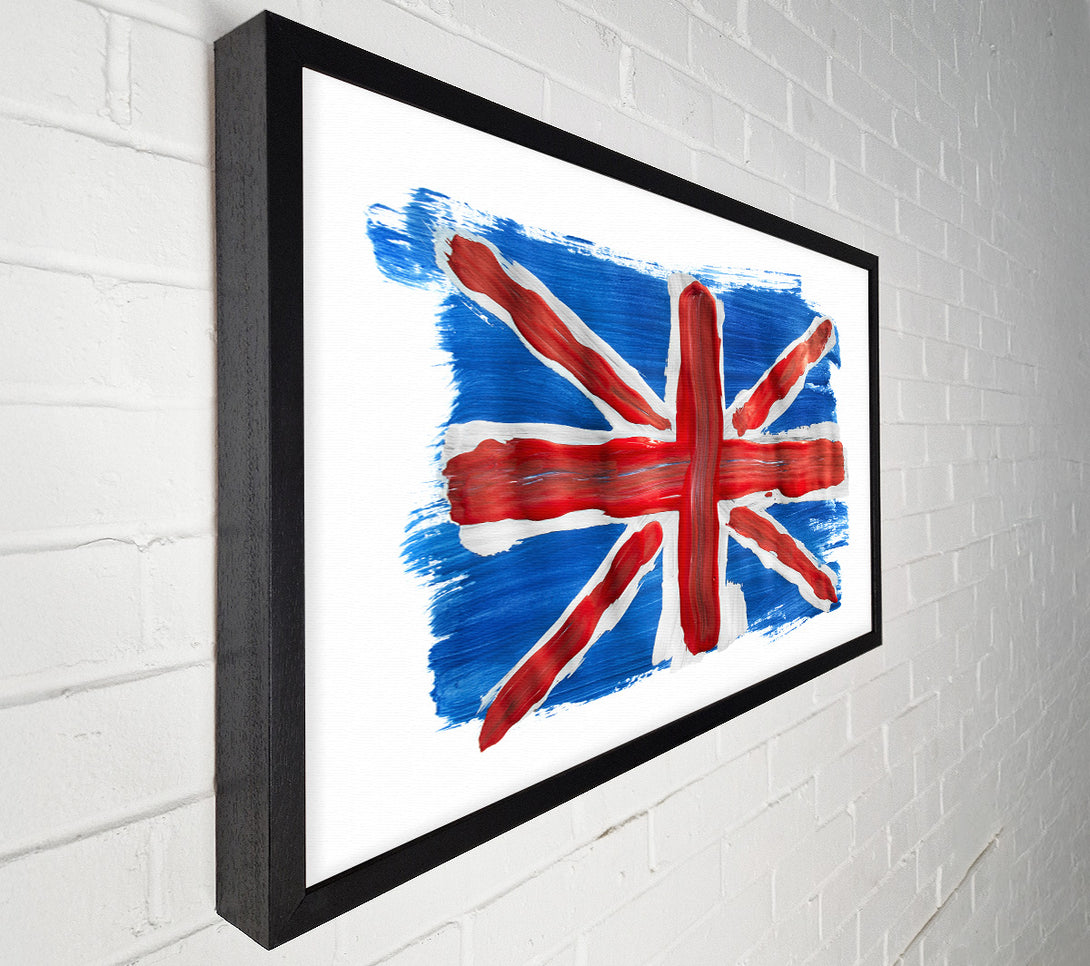  A Canvas Print of Union Jack Painting Canvas Wall Art