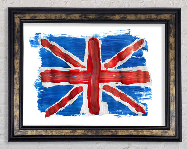 Union Jack Painting Framed Print
