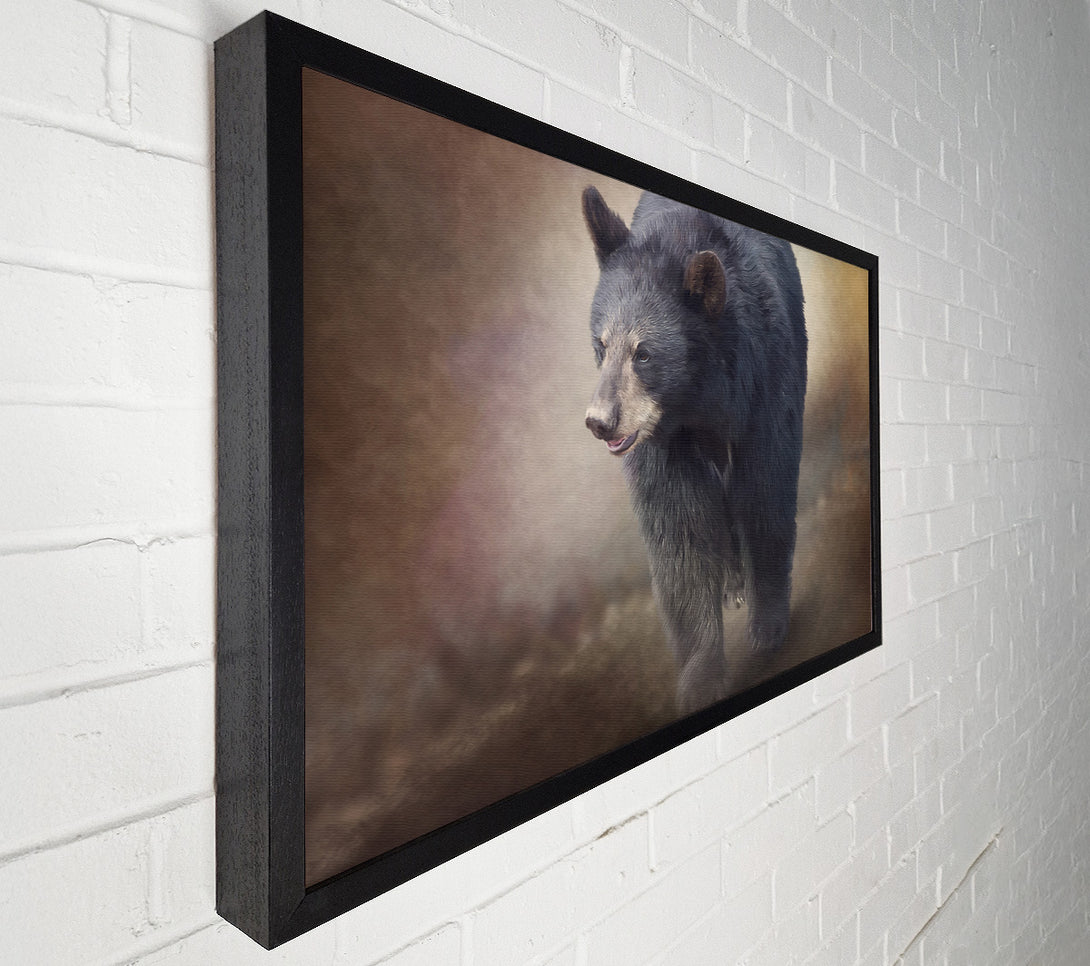  A Canvas Print of The Brown Bear Mist Canvas Art