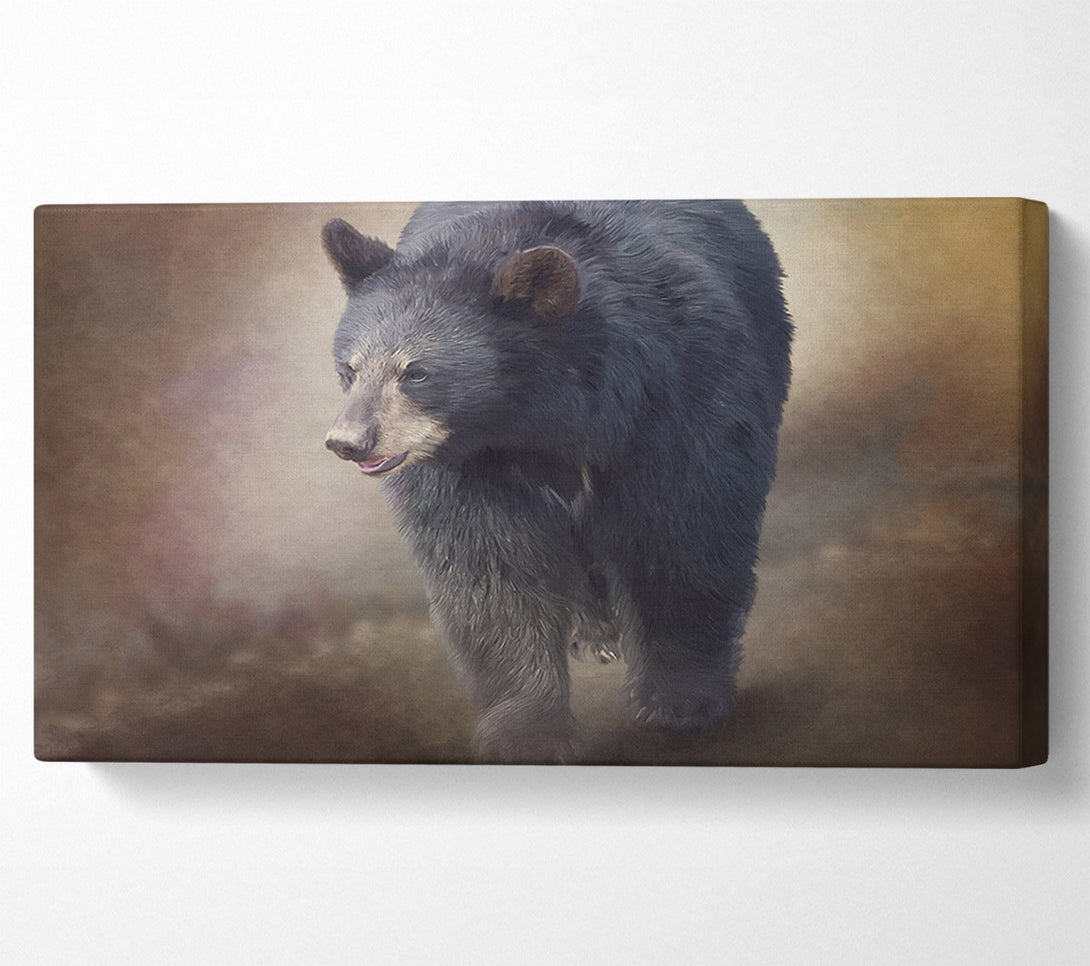  A Canvas Print of The Brown Bear Mist Canvas Art