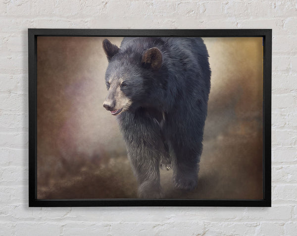 The Brown Bear Mist Framed Print
