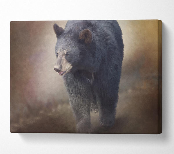  A Canvas Print of The Brown Bear Mist Canvas Art