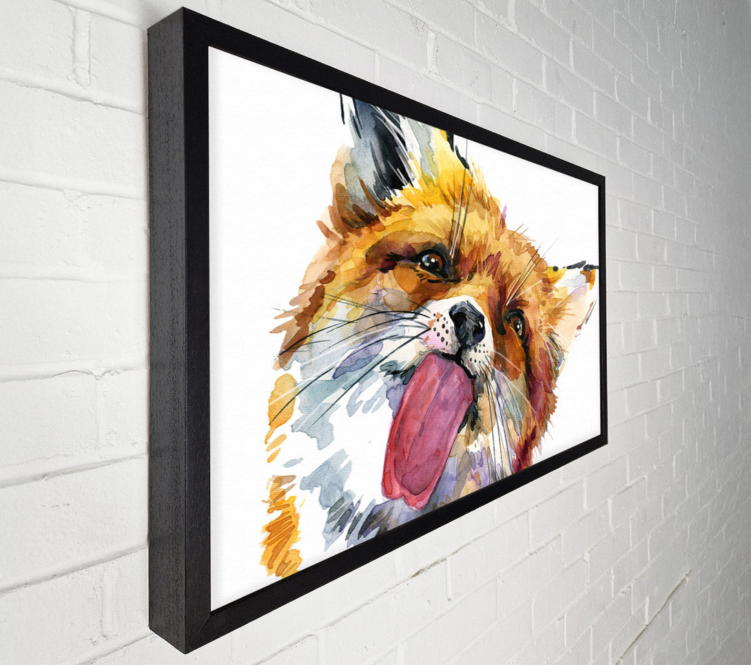  A Canvas Print of Fox Lick Canvas Wall Art