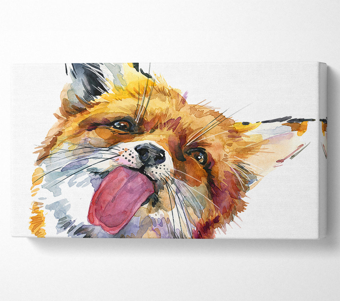  A Canvas Print of Fox Lick Canvas Wall Art