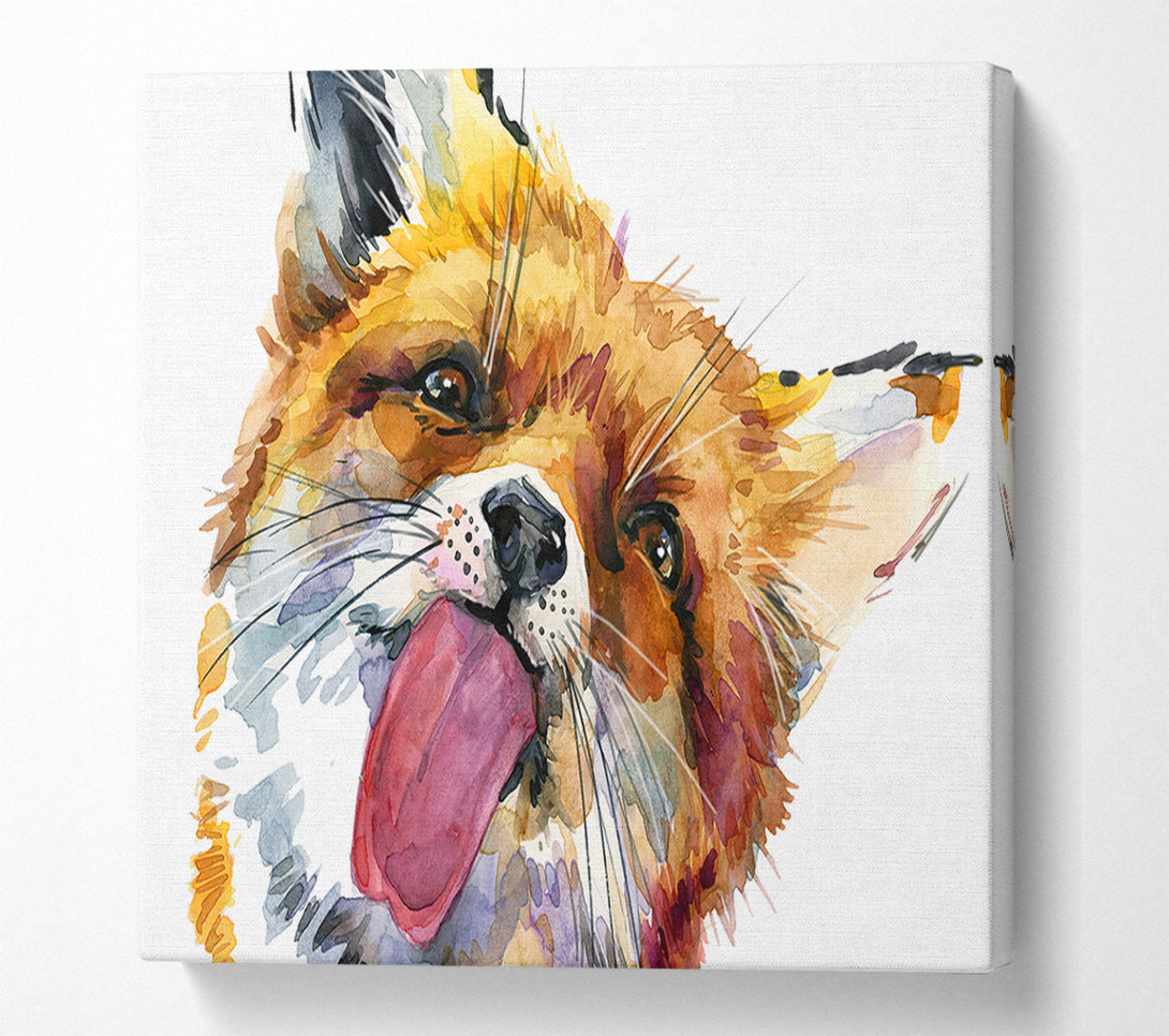  A Canvas Print of Fox Lick Canvas Wall Art