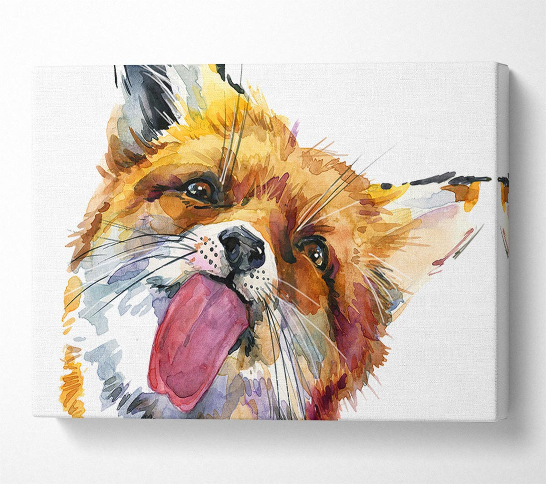  A Canvas Print of Fox Lick Canvas Wall Art
