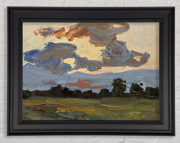 Abstract Countryside Framed Print
