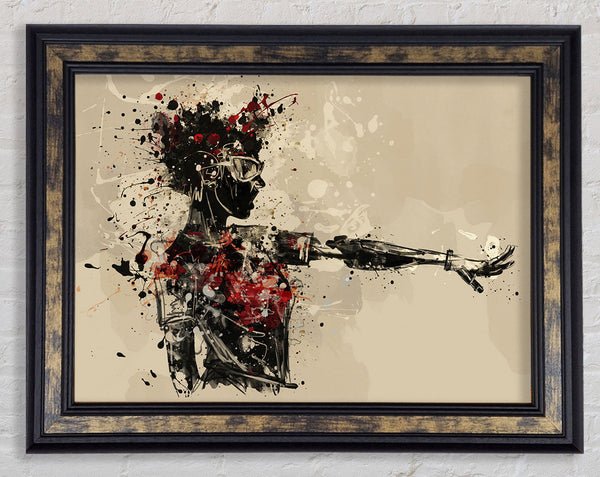 Stop Right There Framed Print