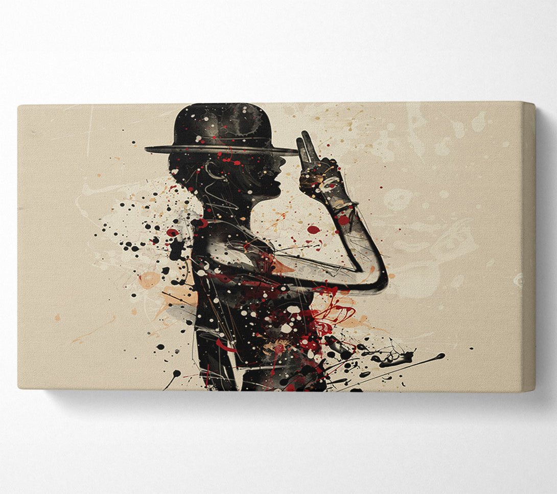  A Canvas Print of Ready To Dance Canvas Wall Art