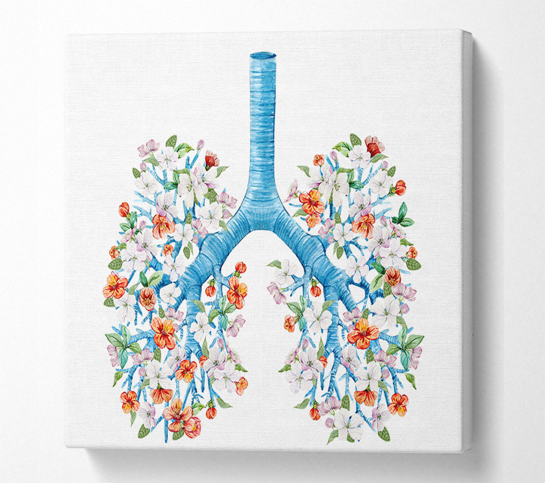  A Canvas Print of Tree Blossom Lungs Canvas Wall Art