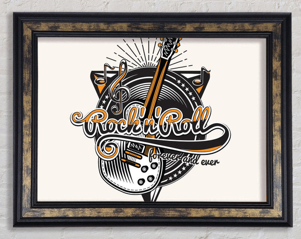 Rock N Roll Fifties Framed Print